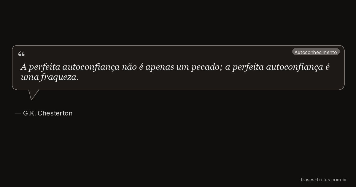 Frase de G.K. Chesterton