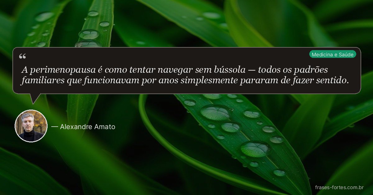 Frase de Alexandre Amato