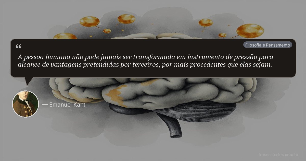 Frase de Emanuel Kant