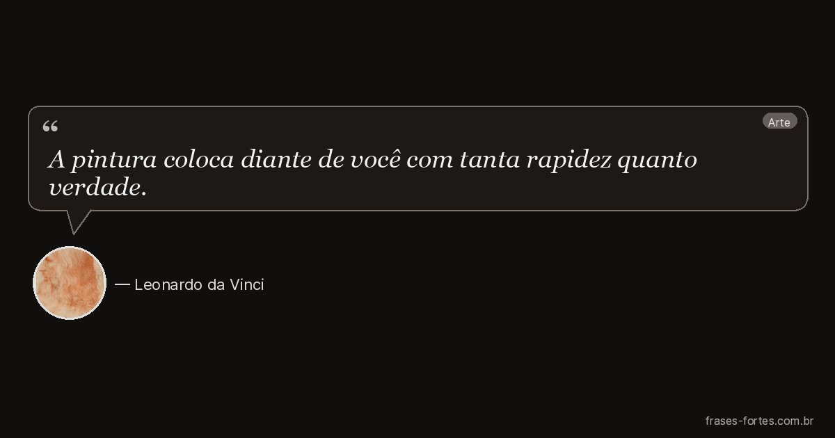 Frase de Leonardo da Vinci