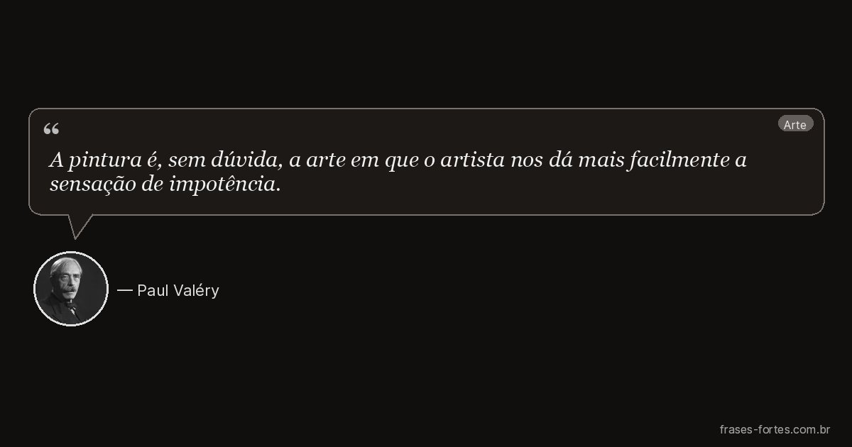 Frase de Paul Valéry