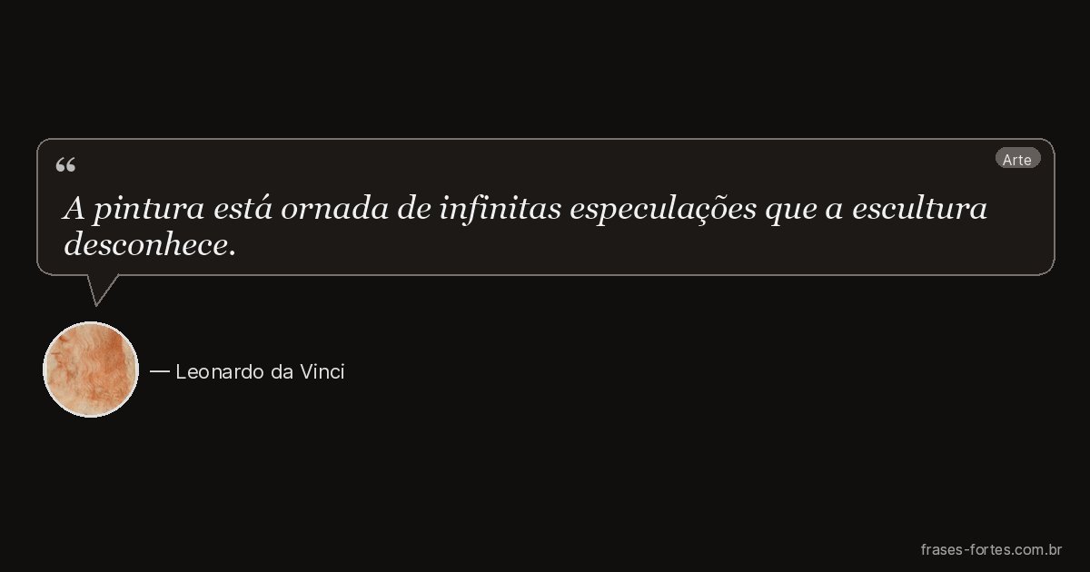 Frase de Leonardo da Vinci