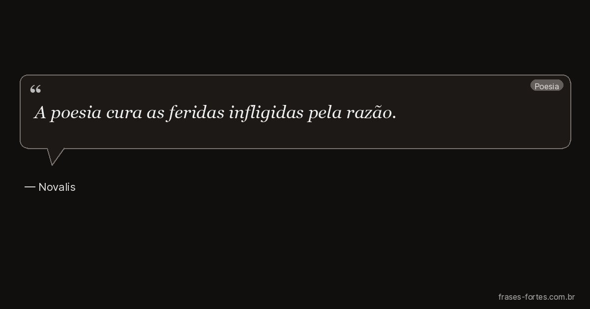 Frase de Novalis