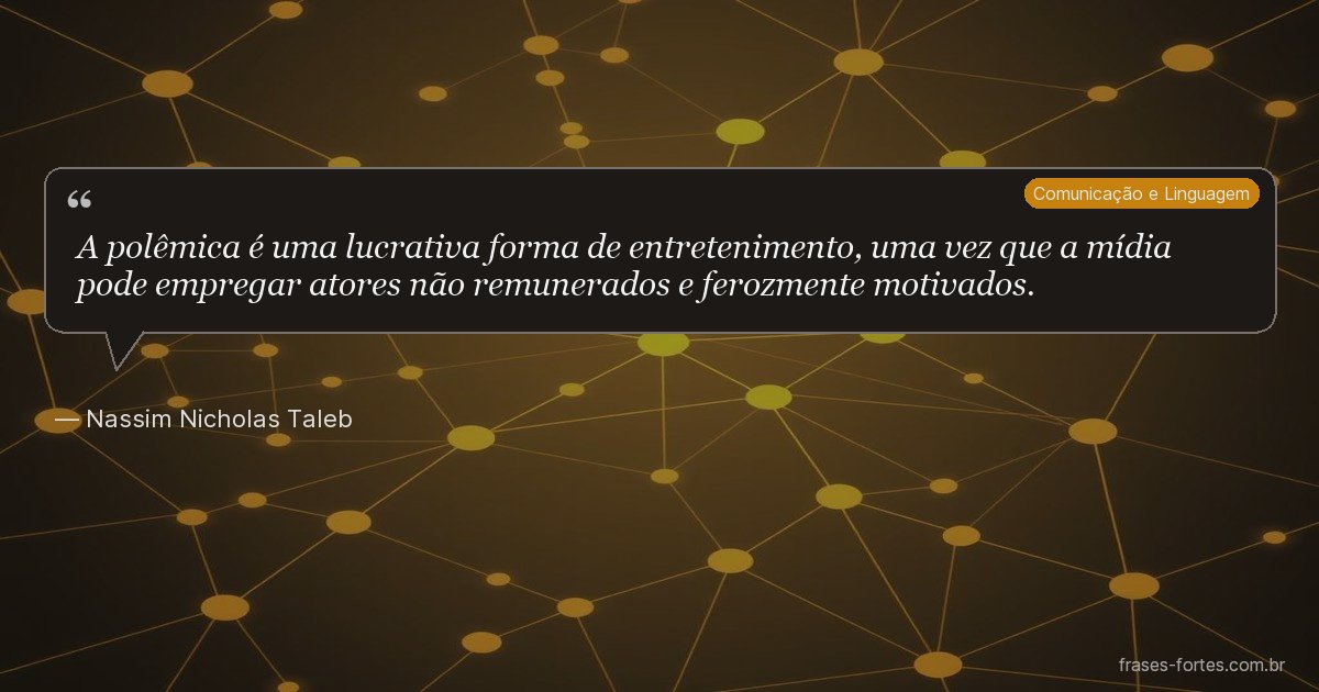 Frase de Nassim Nicholas Taleb
