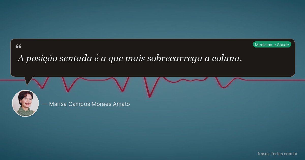 Frase de Marisa Campos Moraes Amato