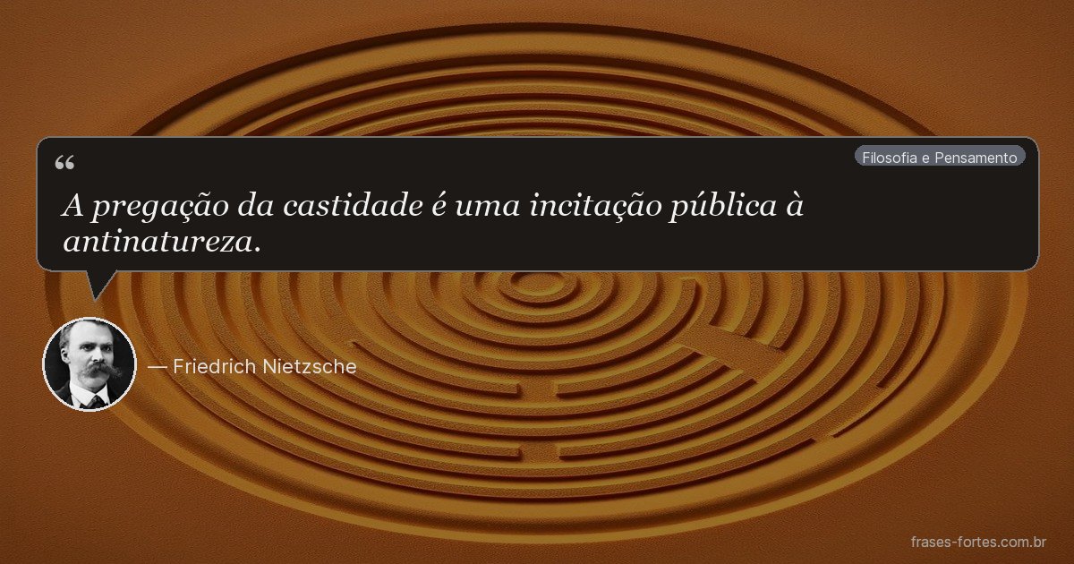 Frase de Friedrich Nietzsche