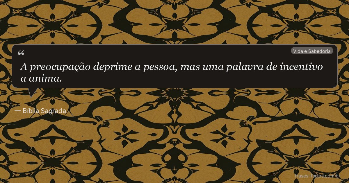 Frase de Bíblia Sagrada