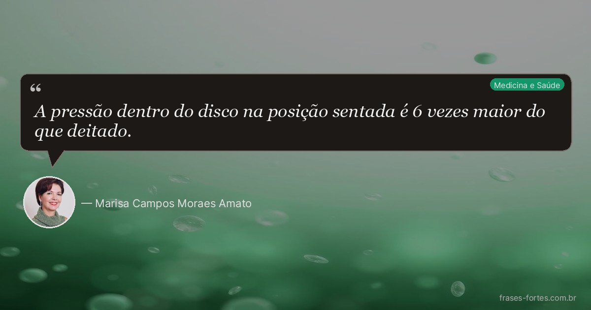 Frase de Marisa Campos Moraes Amato