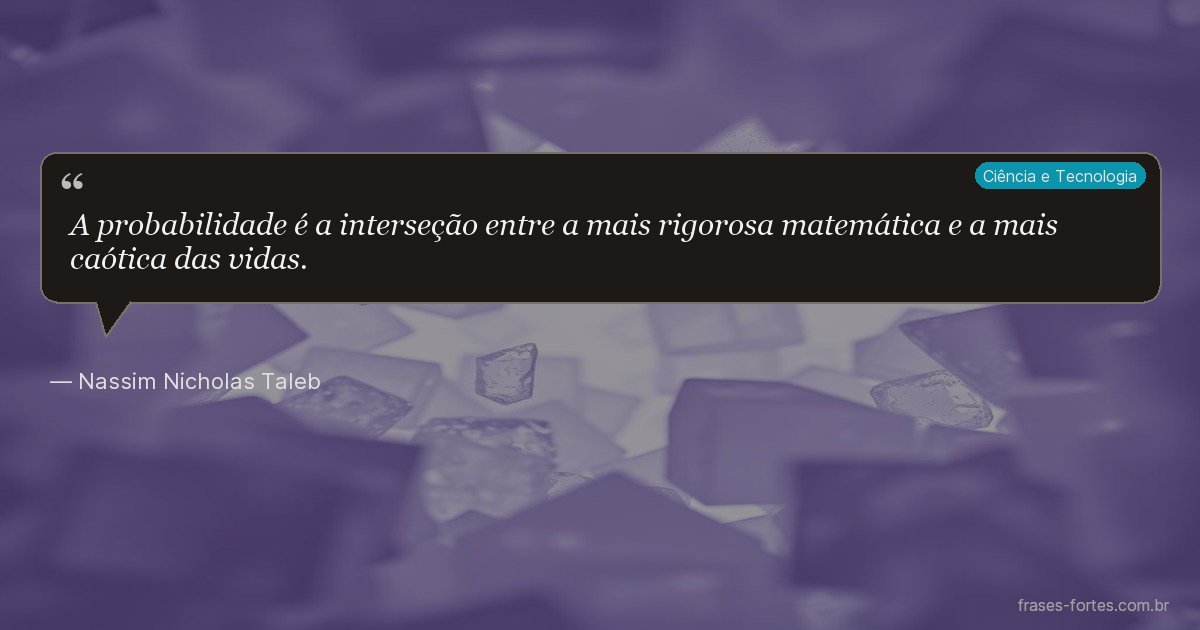Frase de Nassim Nicholas Taleb