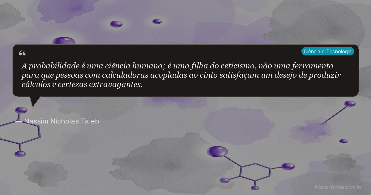 Frase de Nassim Nicholas Taleb