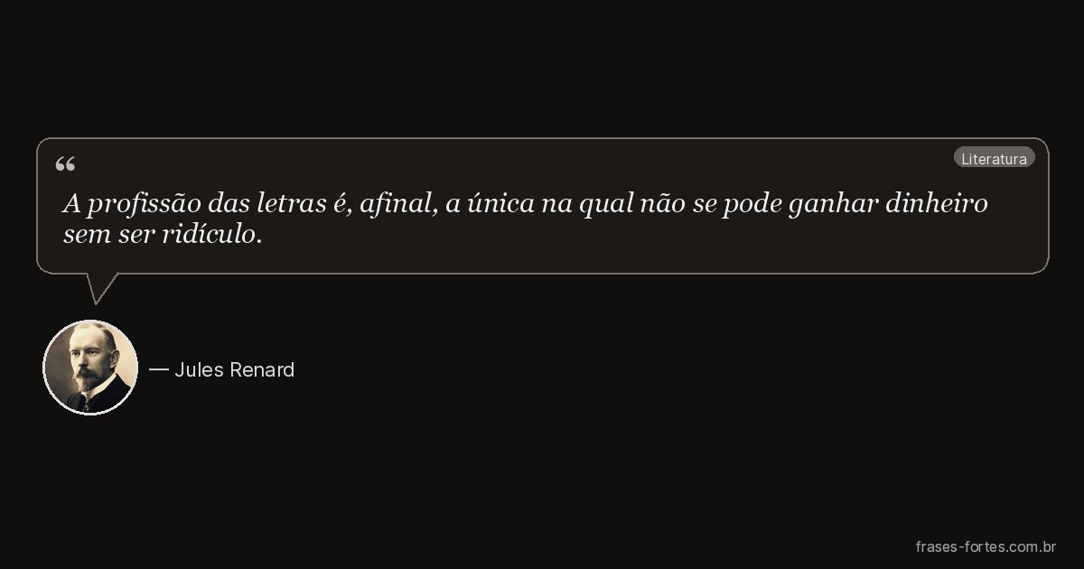 Frase de Jules Renard