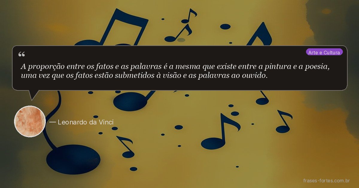 Frase de Leonardo da Vinci