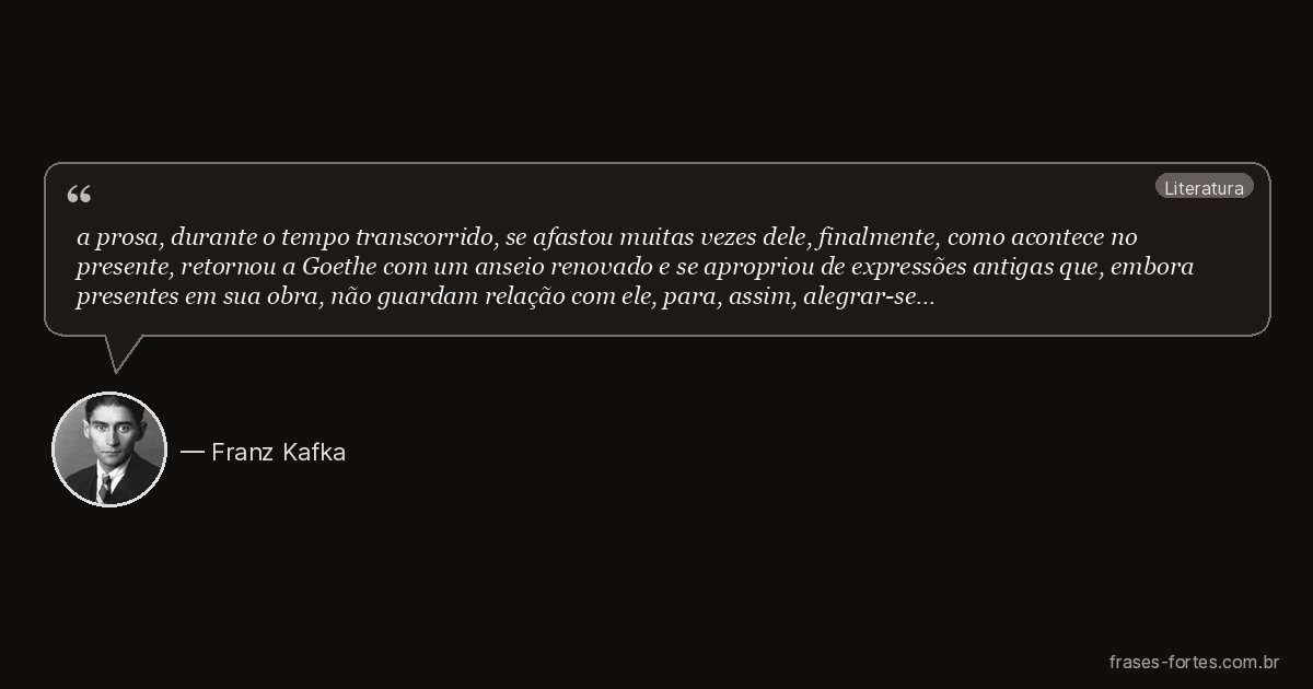 Frase de Franz Kafka
