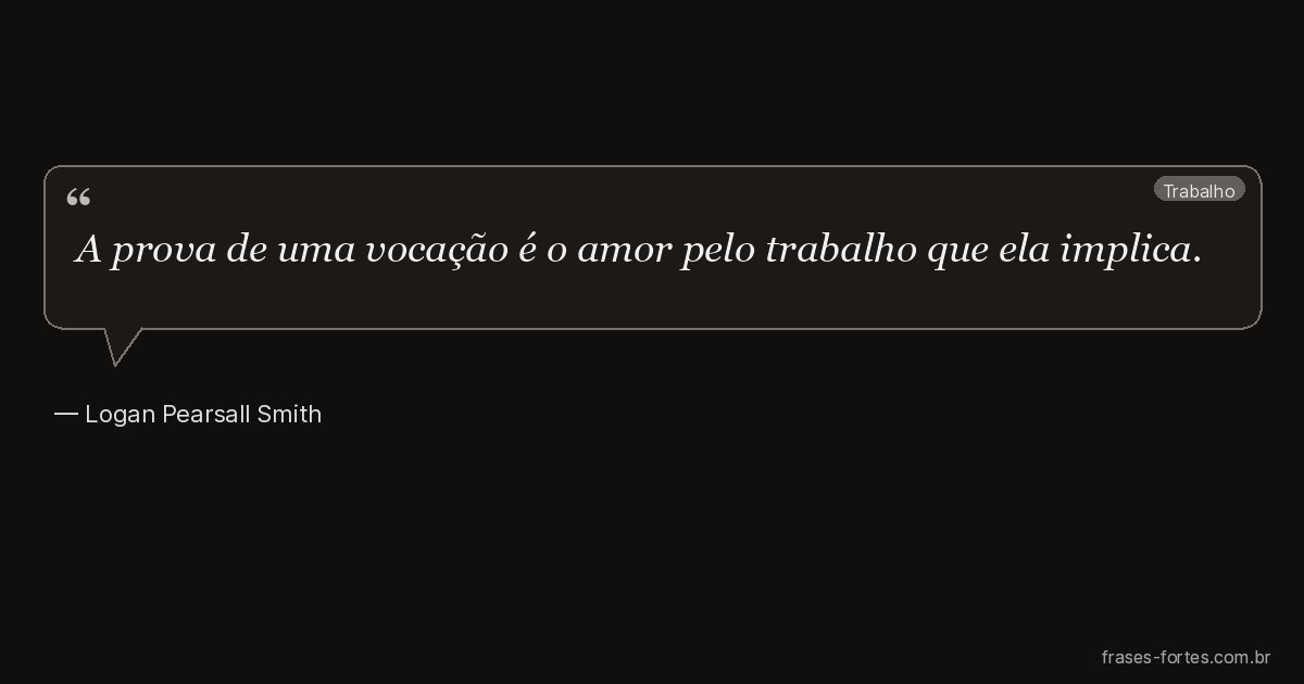 Frase de Logan Pearsall Smith