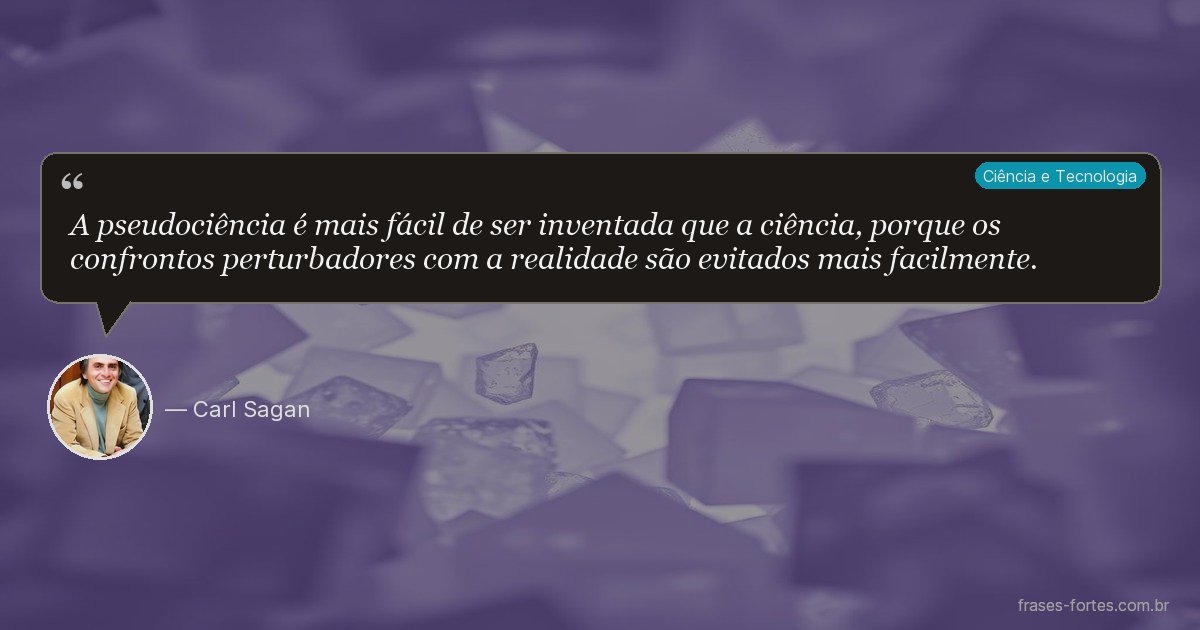 Frase de Carl Sagan