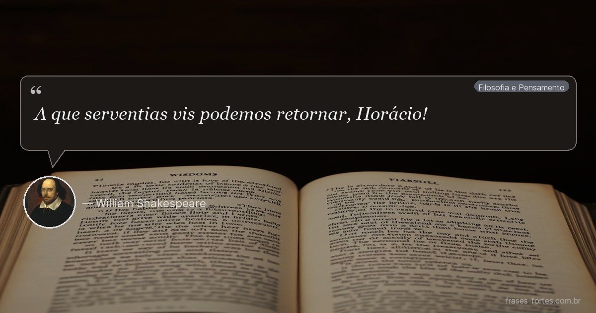 Frase de William Shakespeare