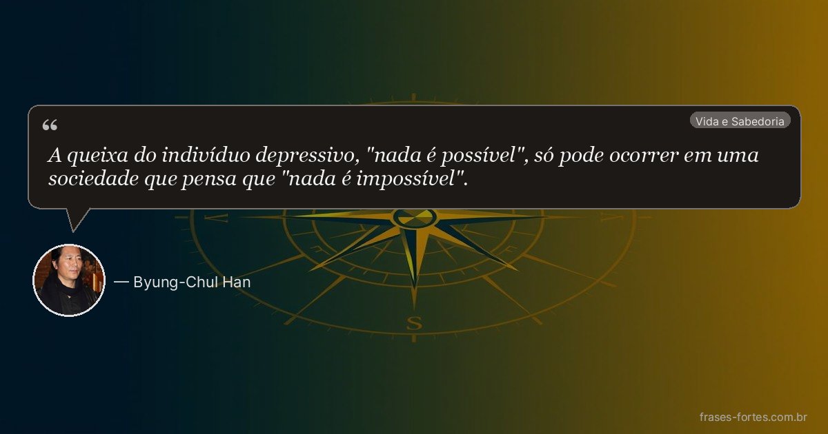 Frase de Byung-Chul Han