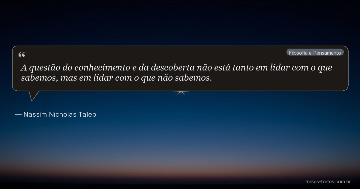 Frase de Nassim Nicholas Taleb