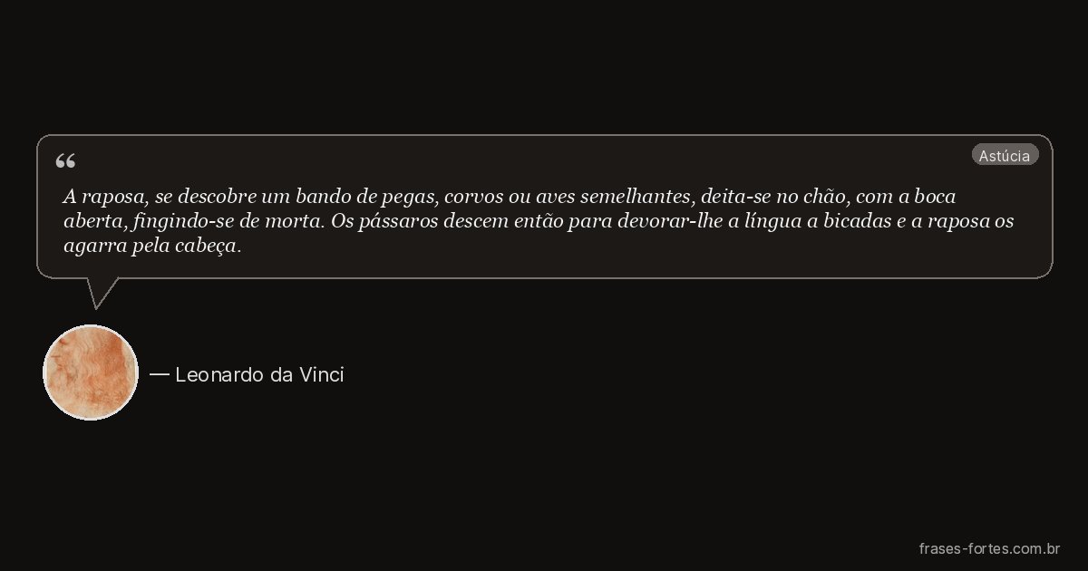 Frase de Leonardo da Vinci