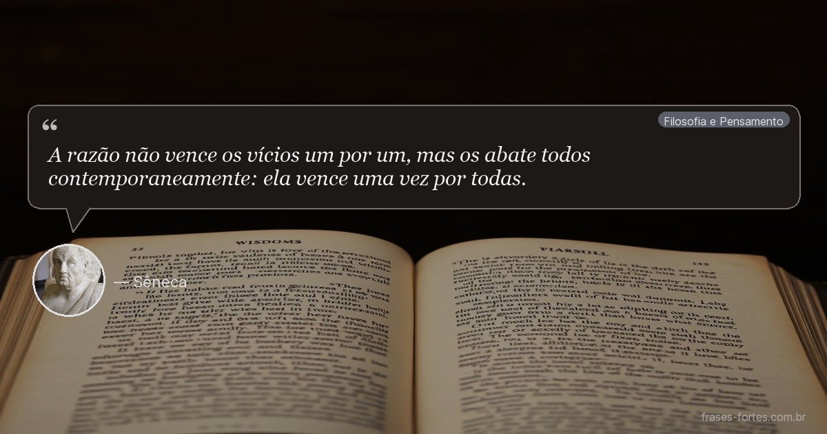 Frase de Sêneca