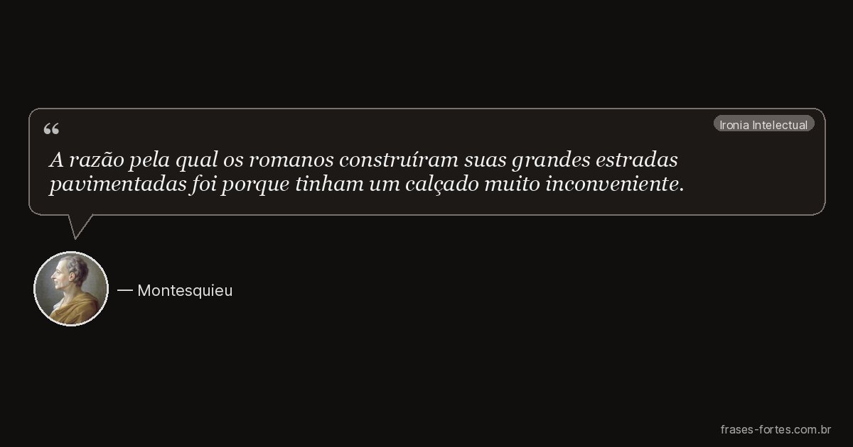 Frase de Montesquieu
