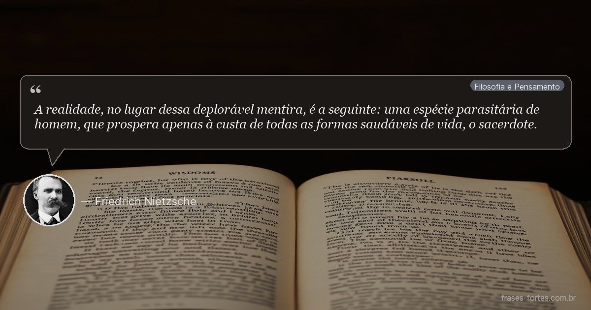 Frase de Friedrich Nietzsche