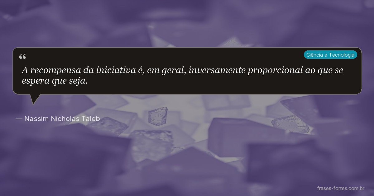 Frase de Nassim Nicholas Taleb