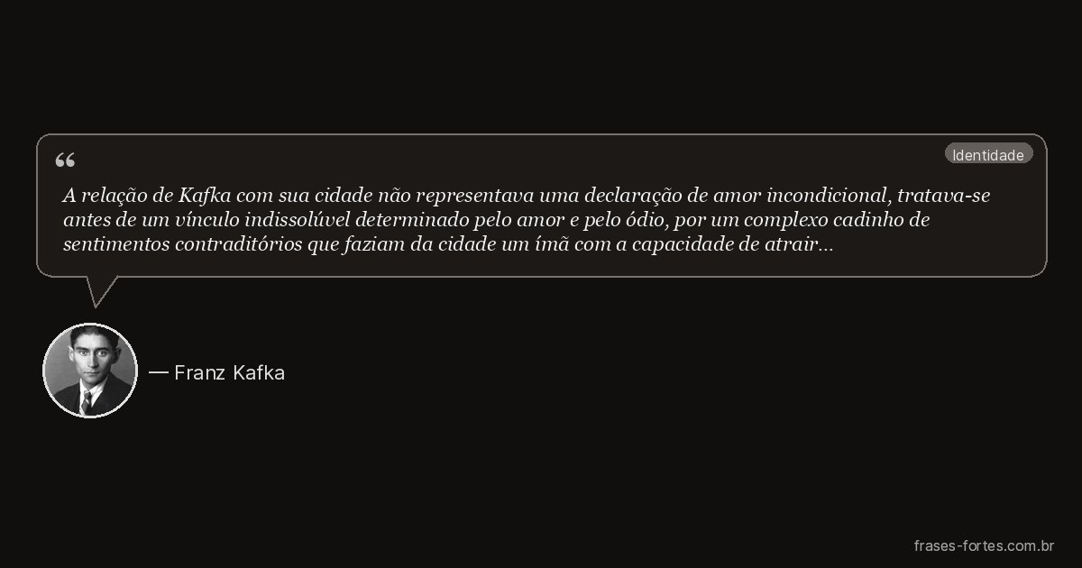 Frase de Franz Kafka