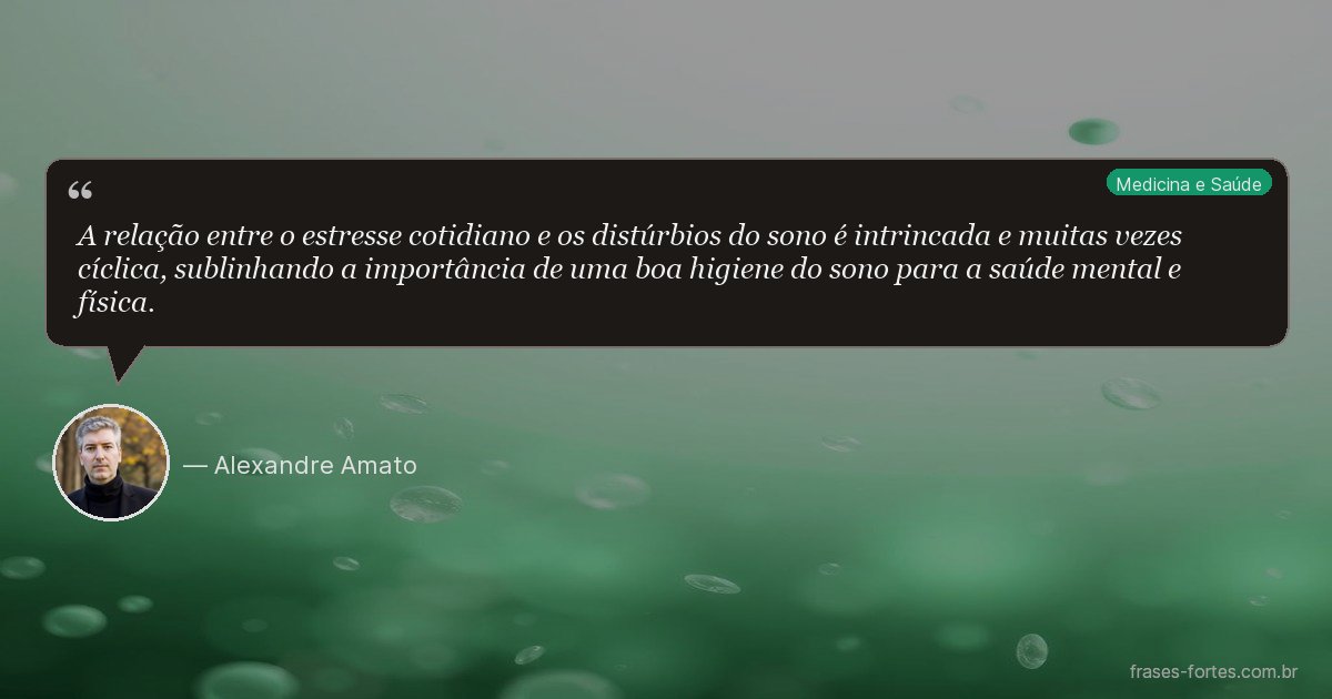 Frase de Alexandre Amato