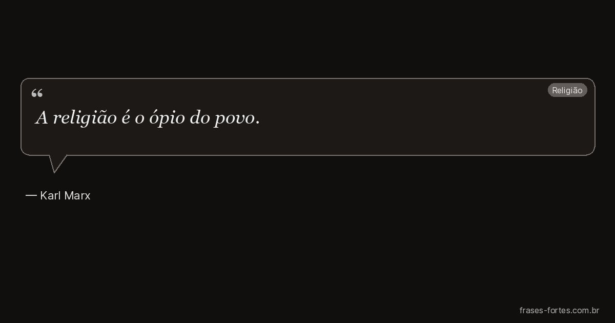 Frase de Karl Marx