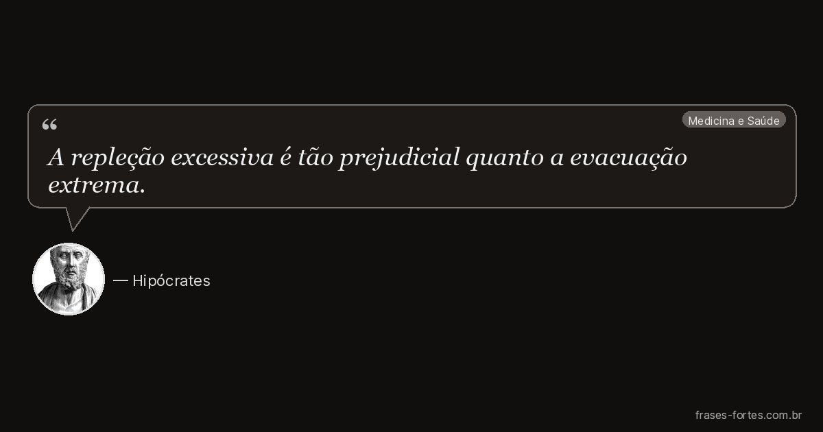 Frase de Hipócrates