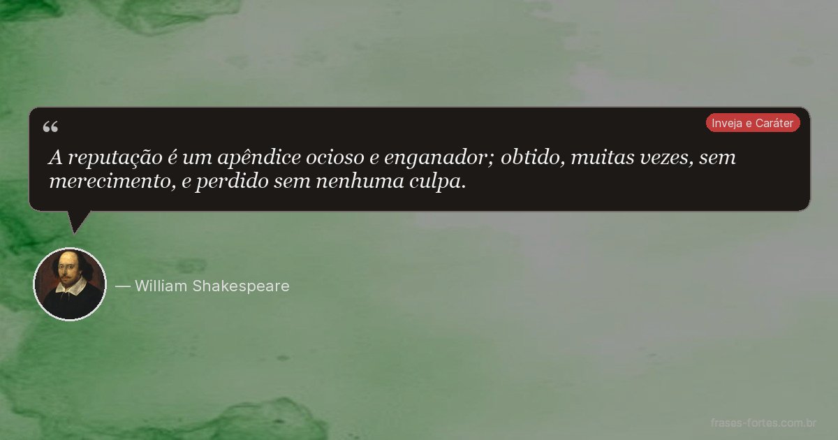 Frase de William Shakespeare