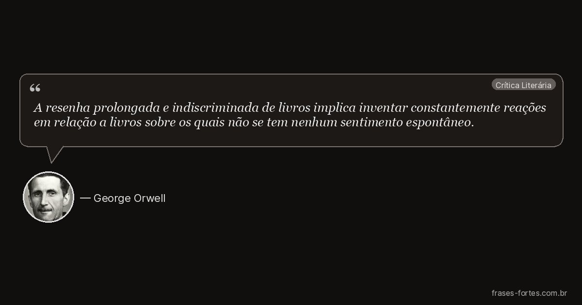 Frase de George Orwell