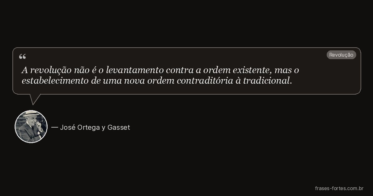 Frase de José Ortega y Gasset