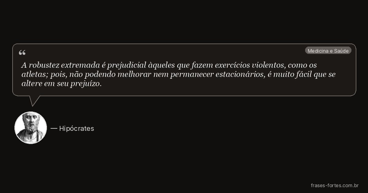 Frase de Hipócrates