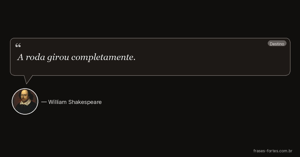 Frase de William Shakespeare