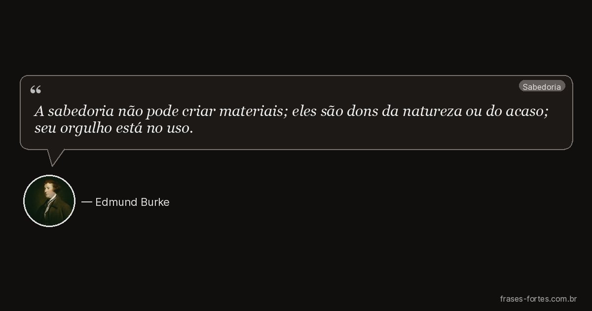 Frase de Edmund Burke