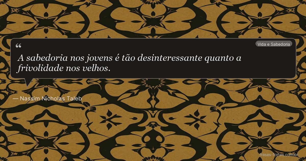 Frase de Nassim Nicholas Taleb