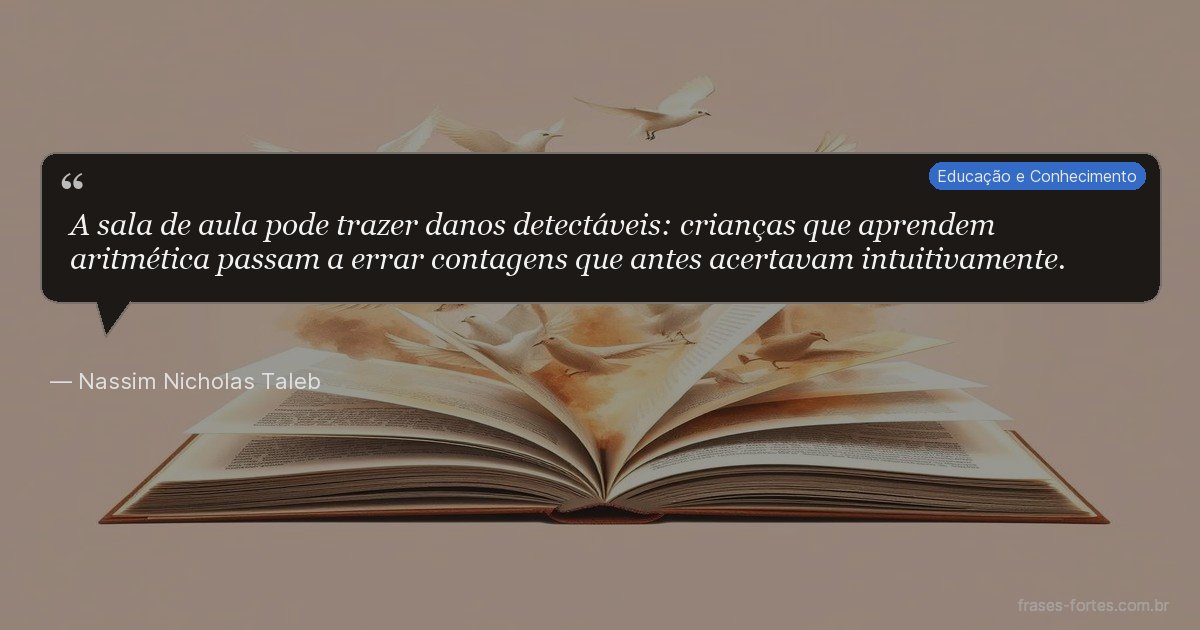Frase de Nassim Nicholas Taleb