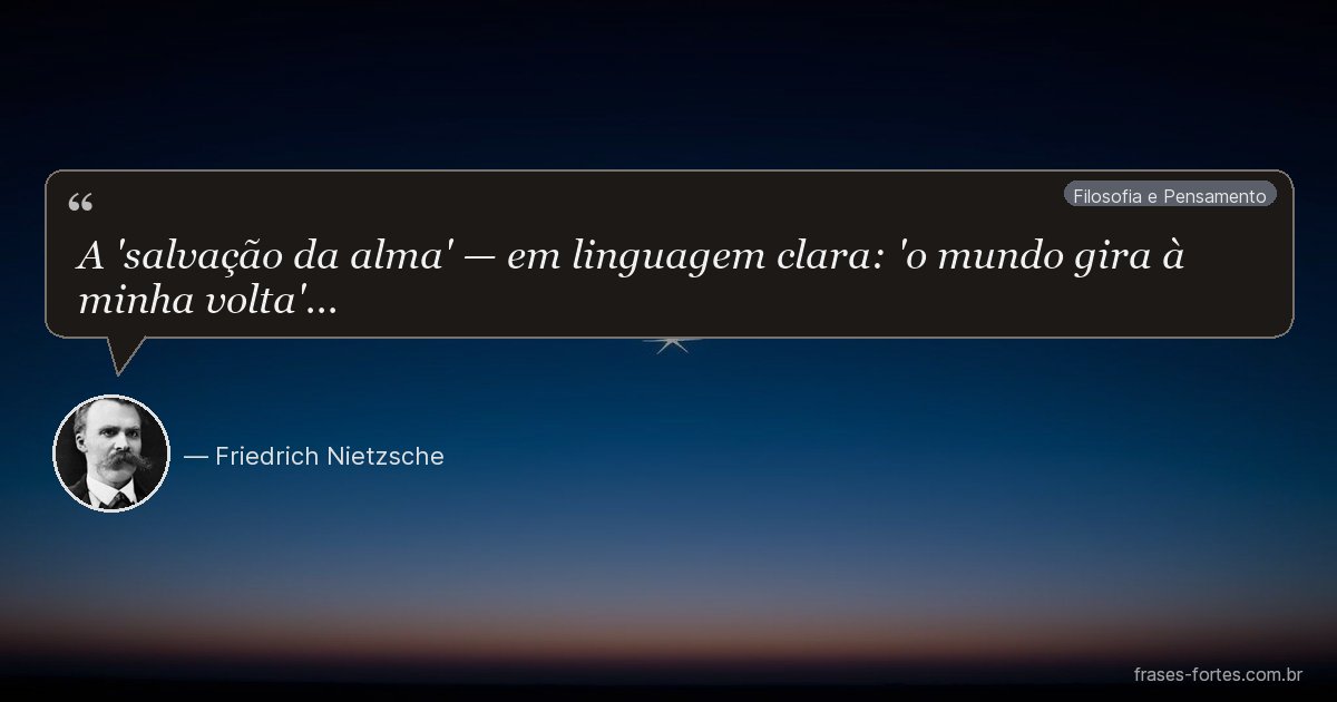 Frase de Friedrich Nietzsche