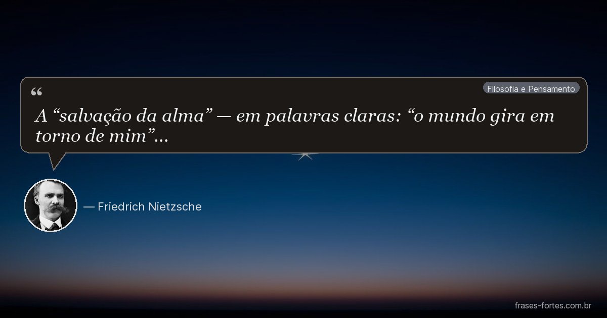 Frase de Friedrich Nietzsche