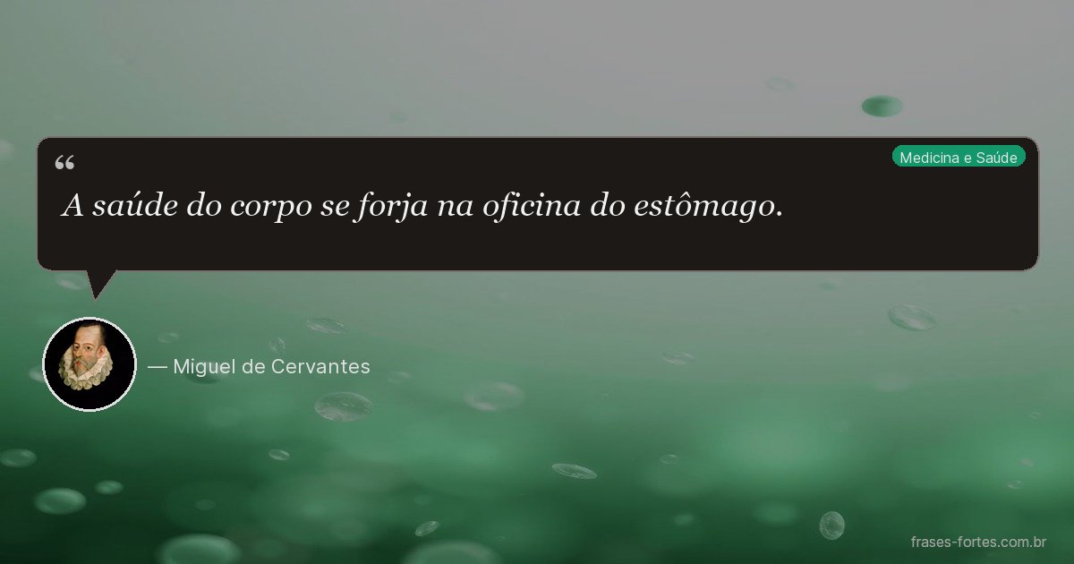 Frase de Miguel de Cervantes