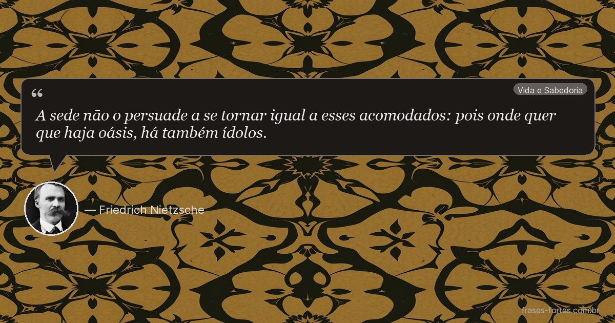 Frase de Friedrich Nietzsche