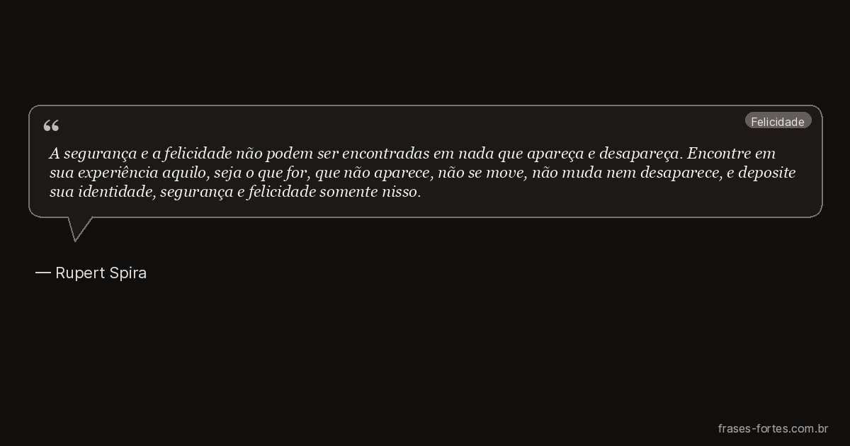 Frase de Rupert Spira