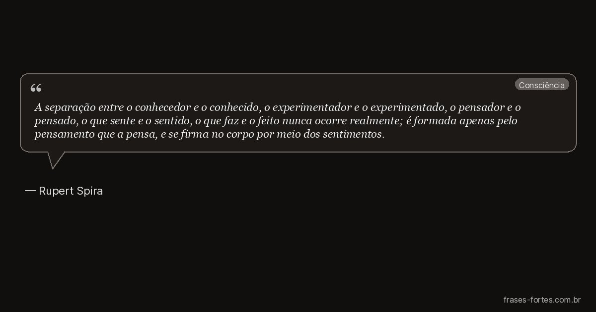 Frase de Rupert Spira