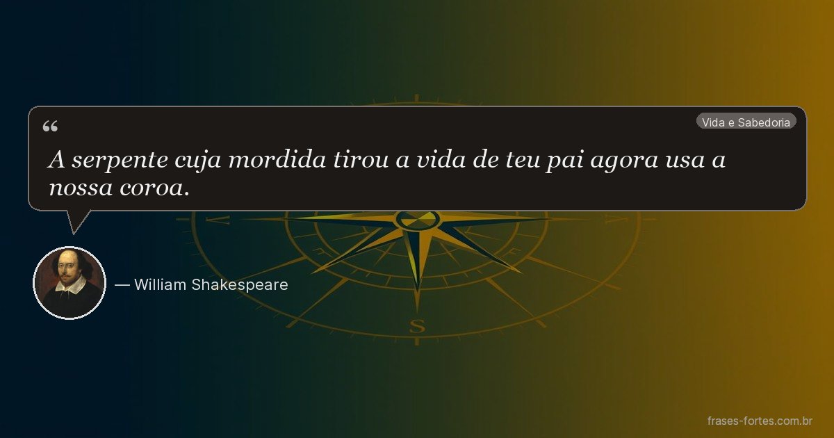 Frase de William Shakespeare