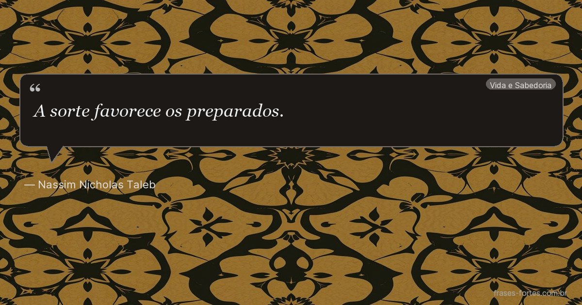 Frase de Nassim Nicholas Taleb