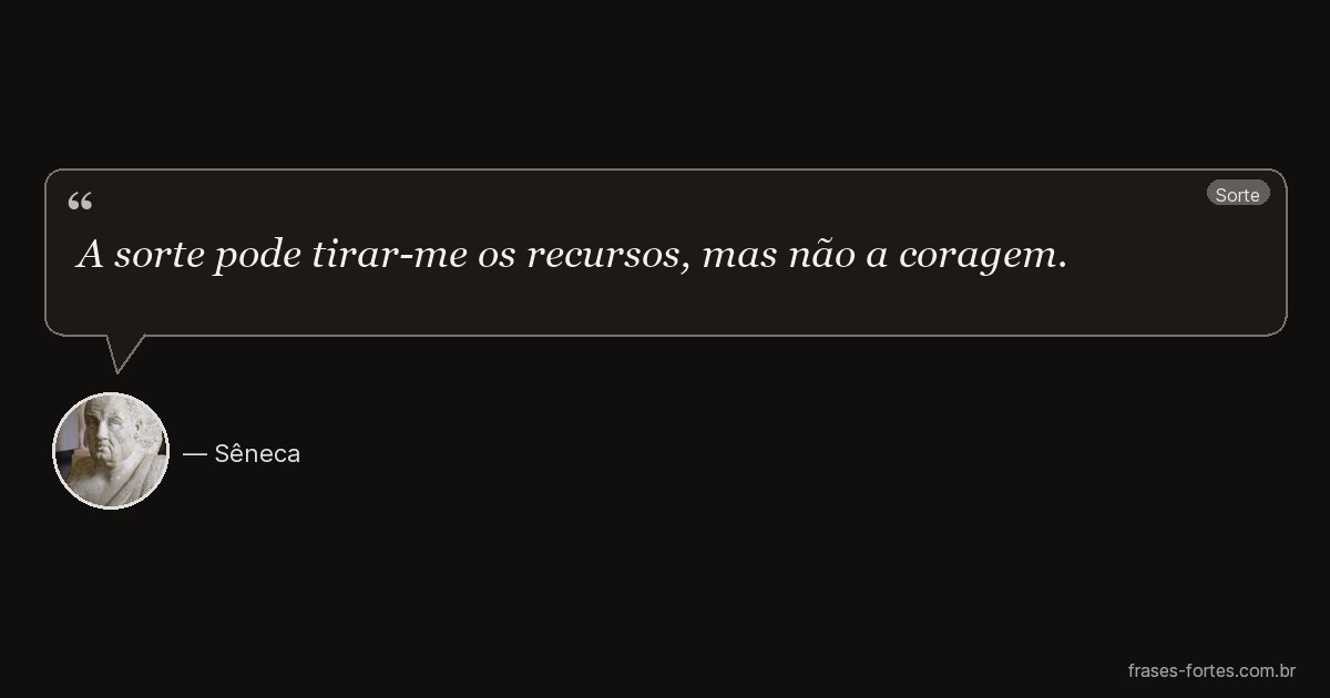 Frase de Sêneca