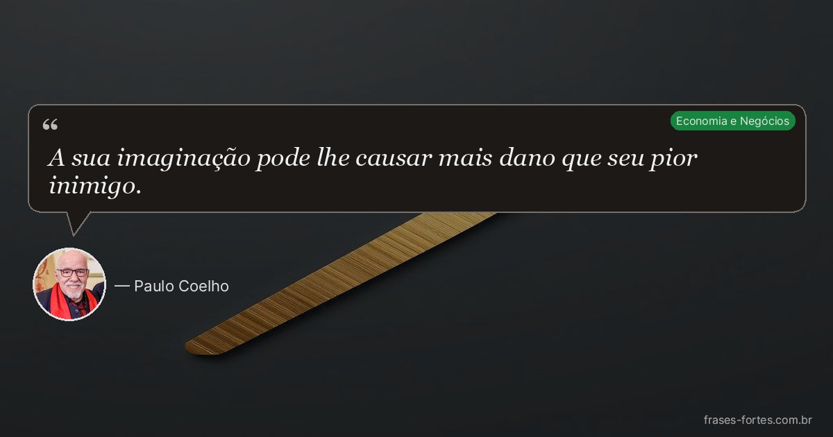 Frase de Paulo Coelho