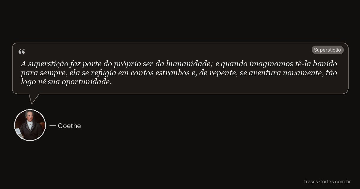 Frase de Goethe